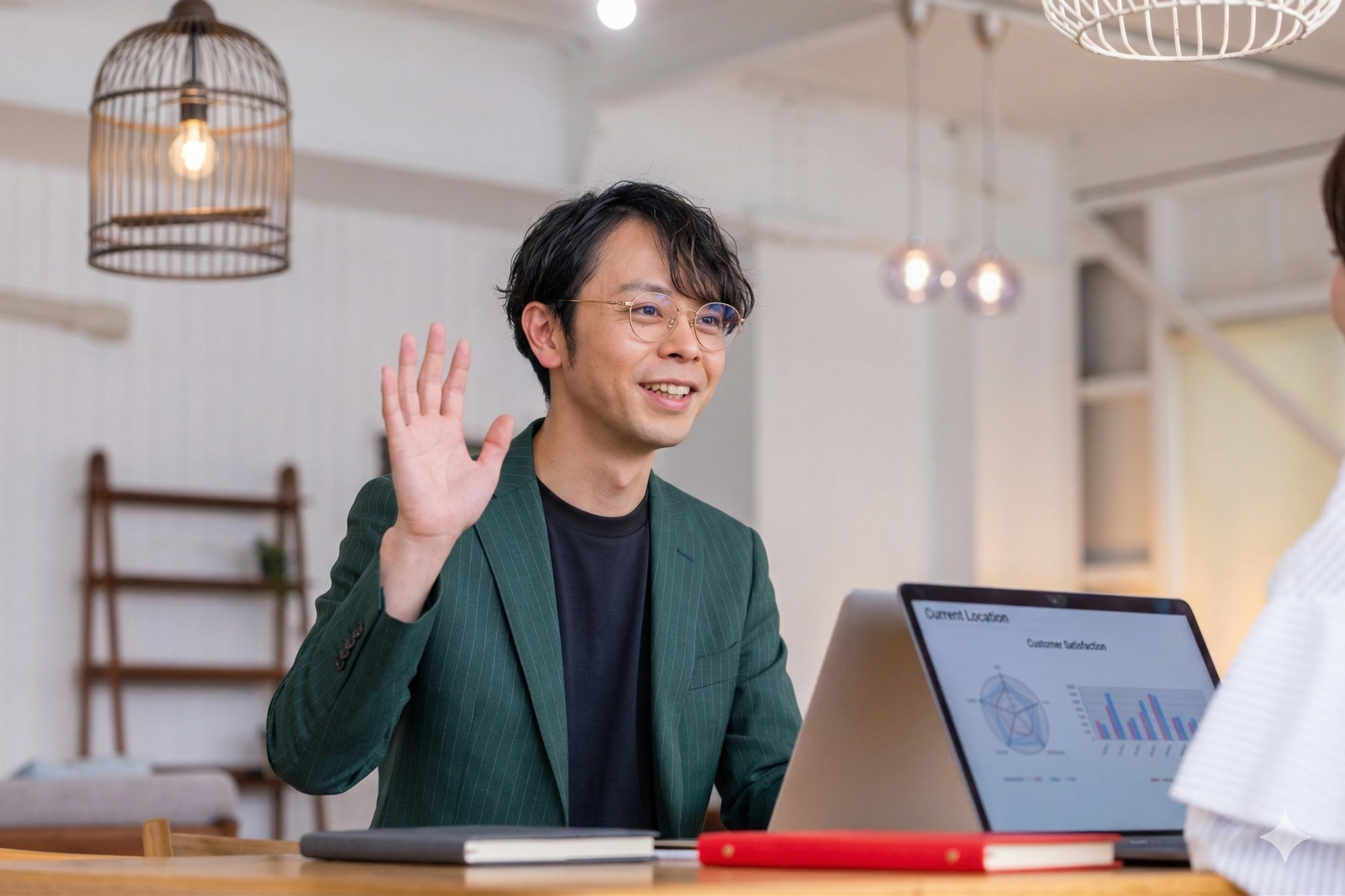 対話を行う野澤祐一