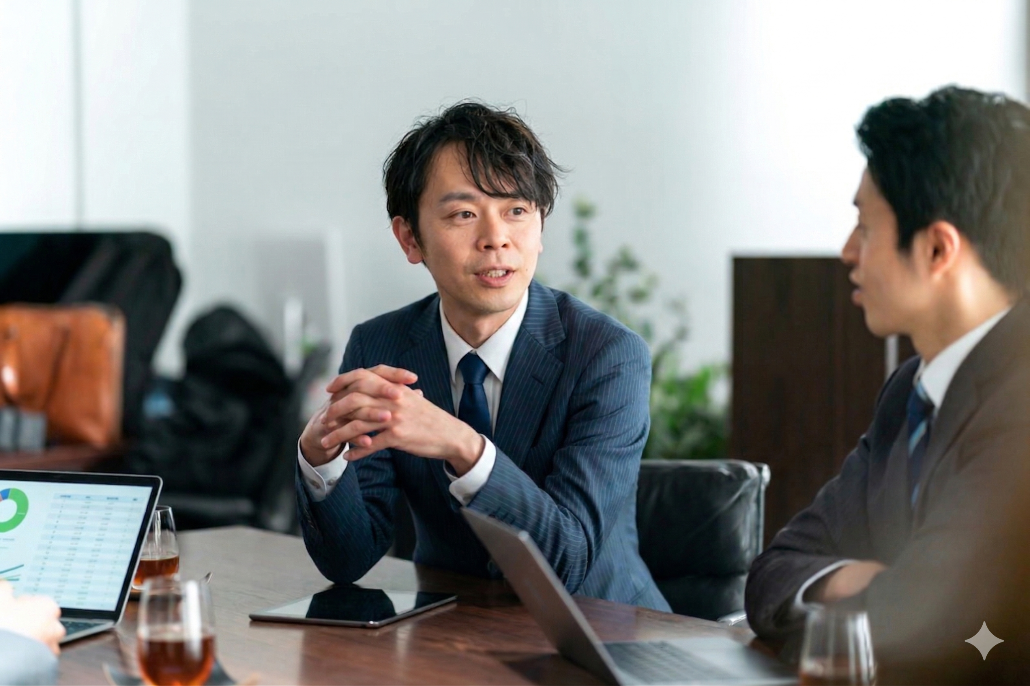 経営者の話を聞く野澤祐一